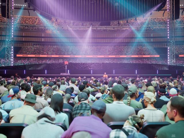 Gillette Stadium - Section Floor B 3 Seat View Gillette Stadium - Section Floor B 3 Seat View