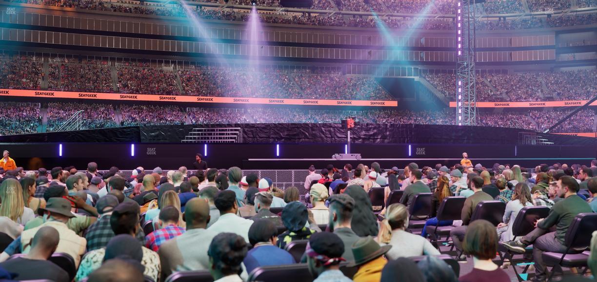 Gillette Stadium - Section Floor B 4 Seat View