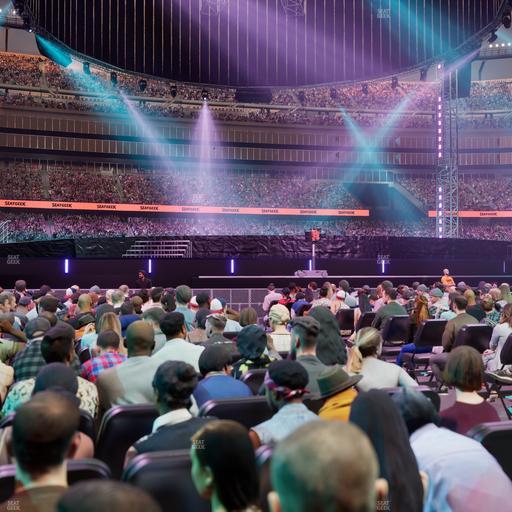 Gillette Stadium - Section Floor B 4 Seat View