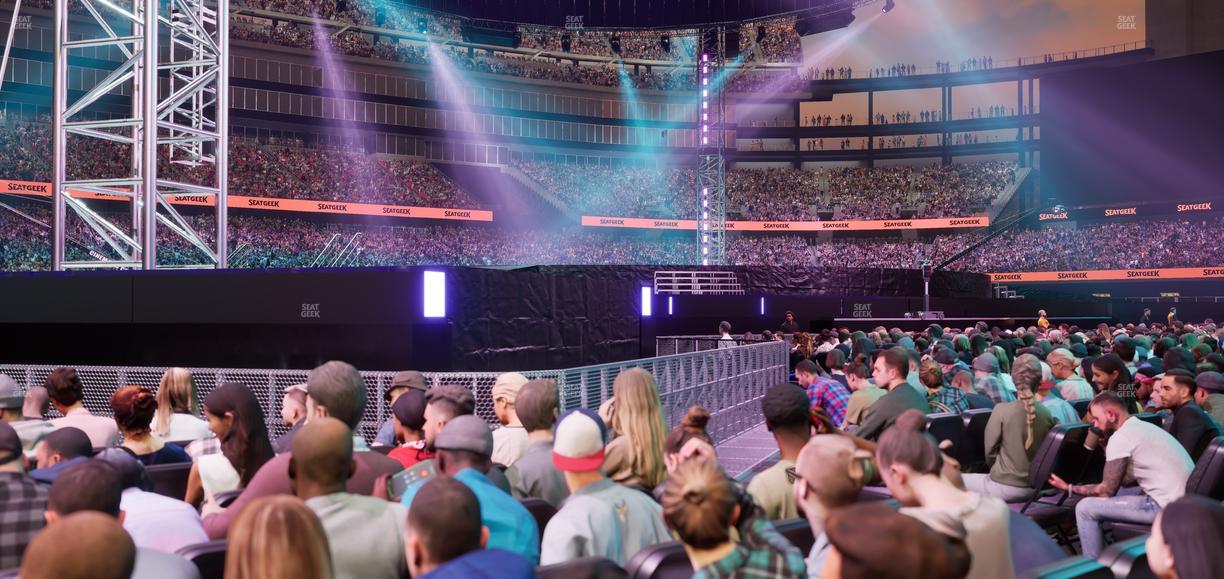 Gillette Stadium - Section Floor B 5 Seat View