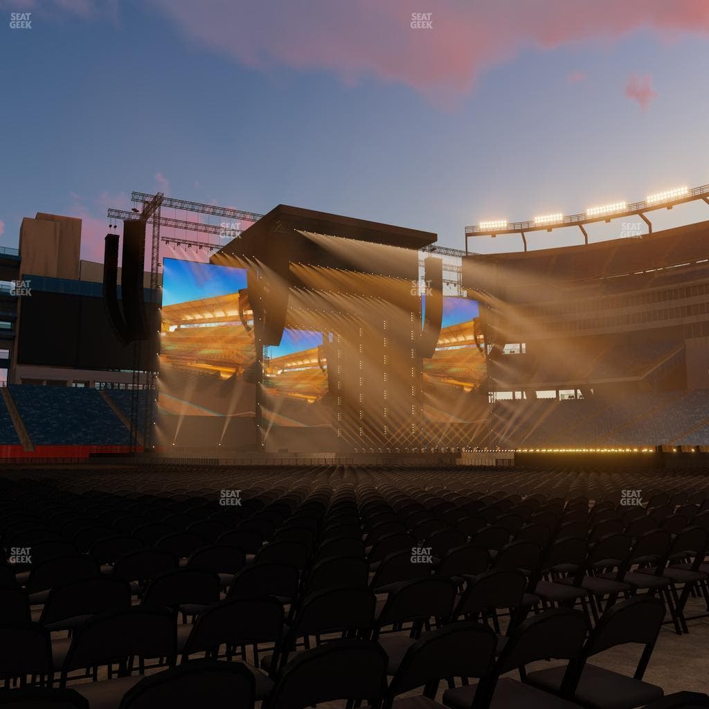 Gillette Stadium - Section Floor B 5 Seat View