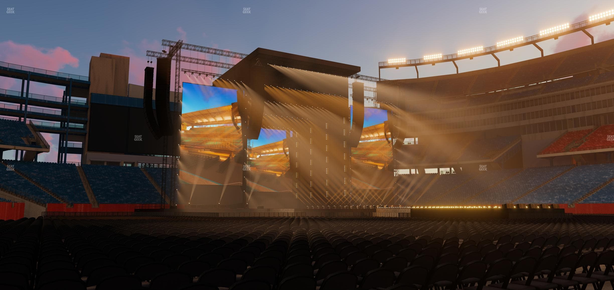 Gillette Stadium - Section Floor B 5 Seat View