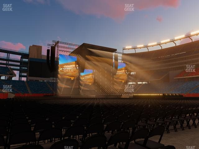 Gillette Stadium - Section Floor B 5 Seat View