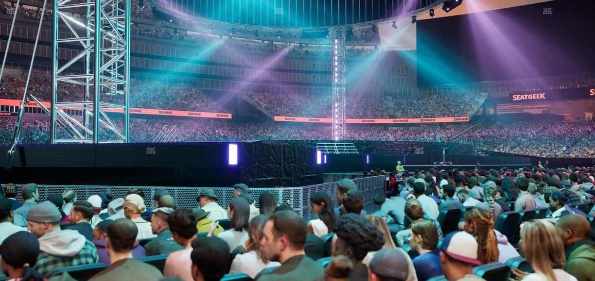 Gillette Stadium - Section Floor C 1 Seat View