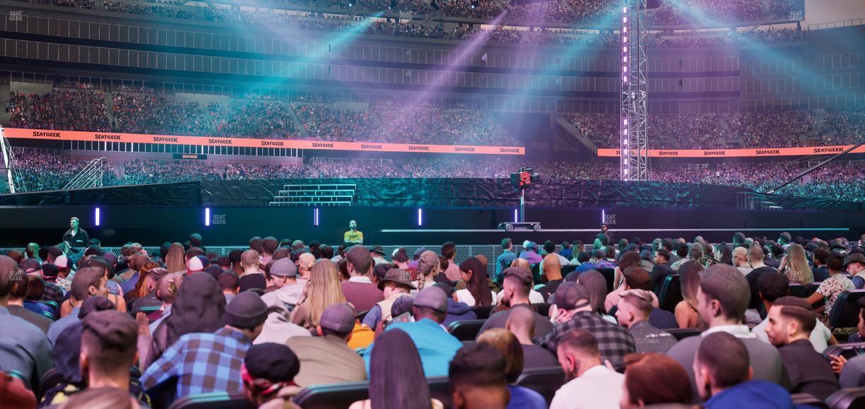 Gillette Stadium - Section Floor C 2 Seat View