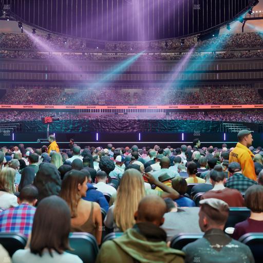 Gillette Stadium - Section Floor C 3 Seat View