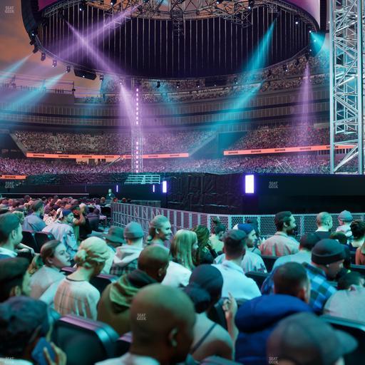 Gillette Stadium - Section Floor C 5 Seat View