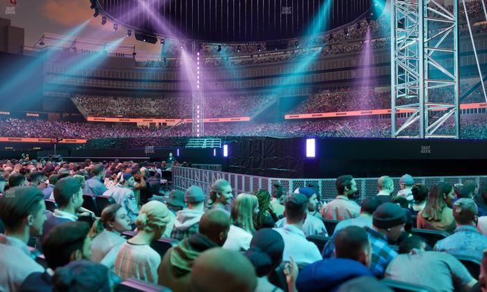 Gillette Stadium - Section Floor C 5 Seat View