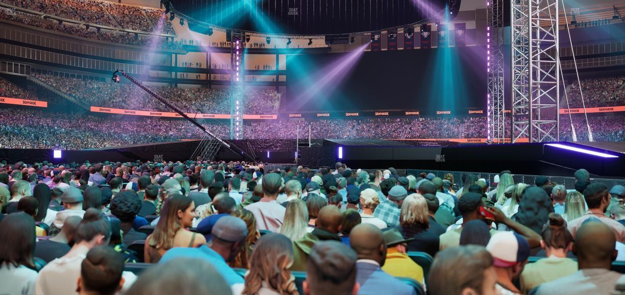 Gillette Stadium - Section Floor D 1 Seat View