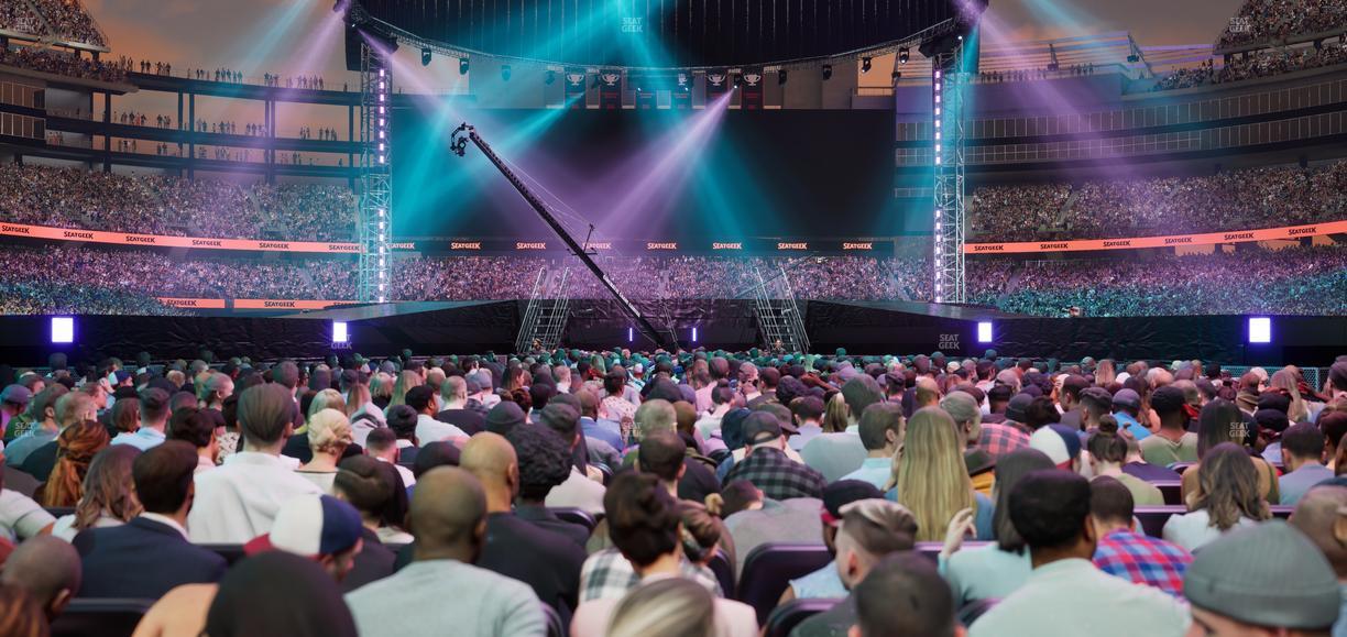 Gillette Stadium - Section Floor D 2 Seat View