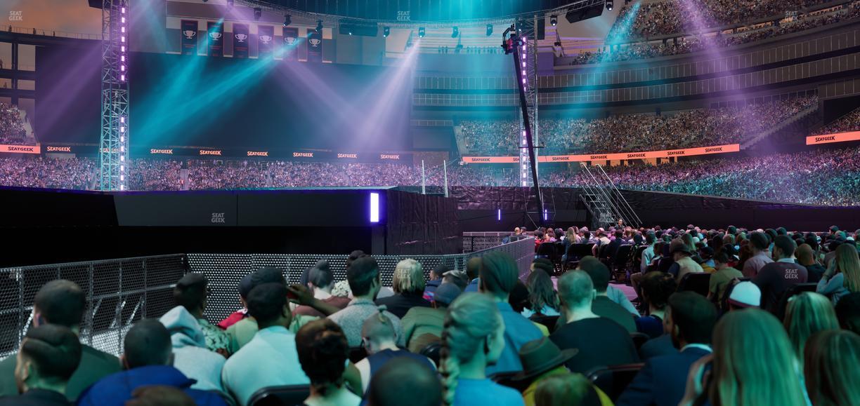 Gillette Stadium - Section Floor D 3 Seat View