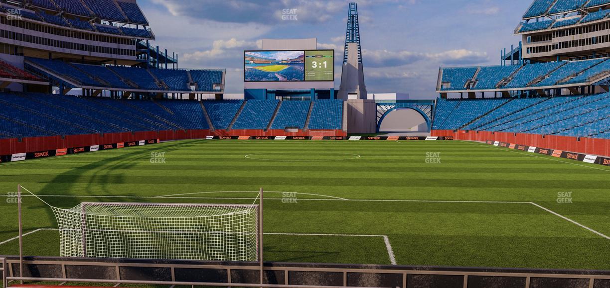 Gillette Stadium - Section Optum Field Lounge Seat View