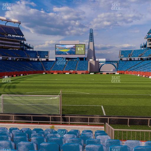Gillette Stadium - Section Optum Field Lounge Seat View