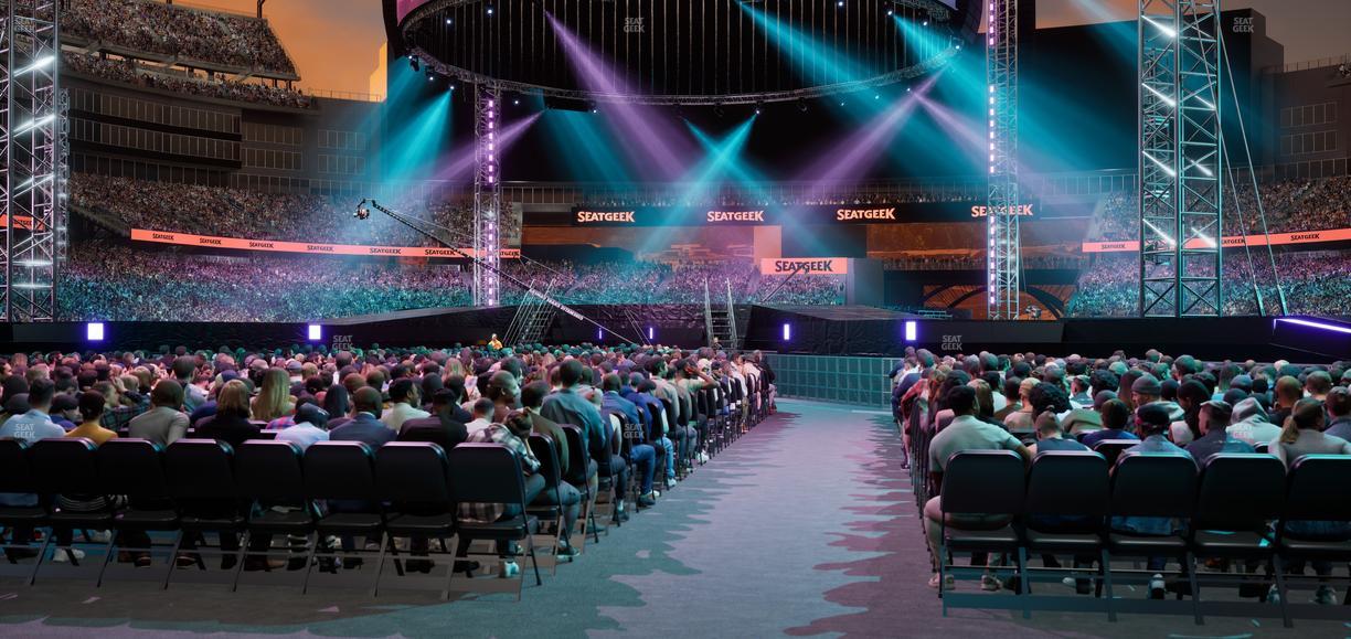 Gillette Stadium - Section Optum Field Lounge Seat View