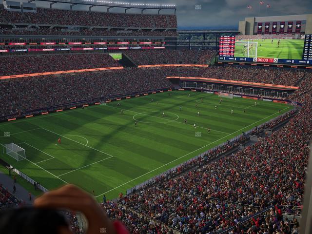 Official view from Section Suite B 82 at Gillette Stadium