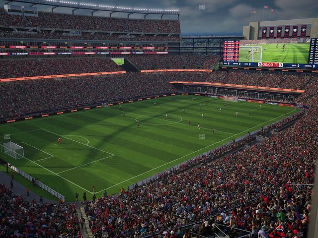 Official view from Section Suite R 82 at Gillette Stadium