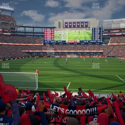 Gillette Stadium - Section The Fort Ga Seat View