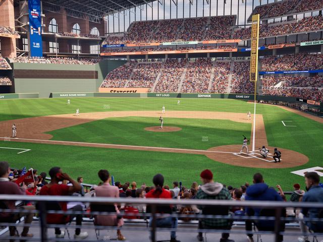 Official view from Section 11 at Globe Life Field