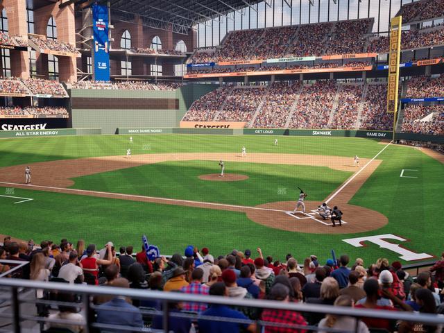 Official view from Section 12 at Globe Life Field