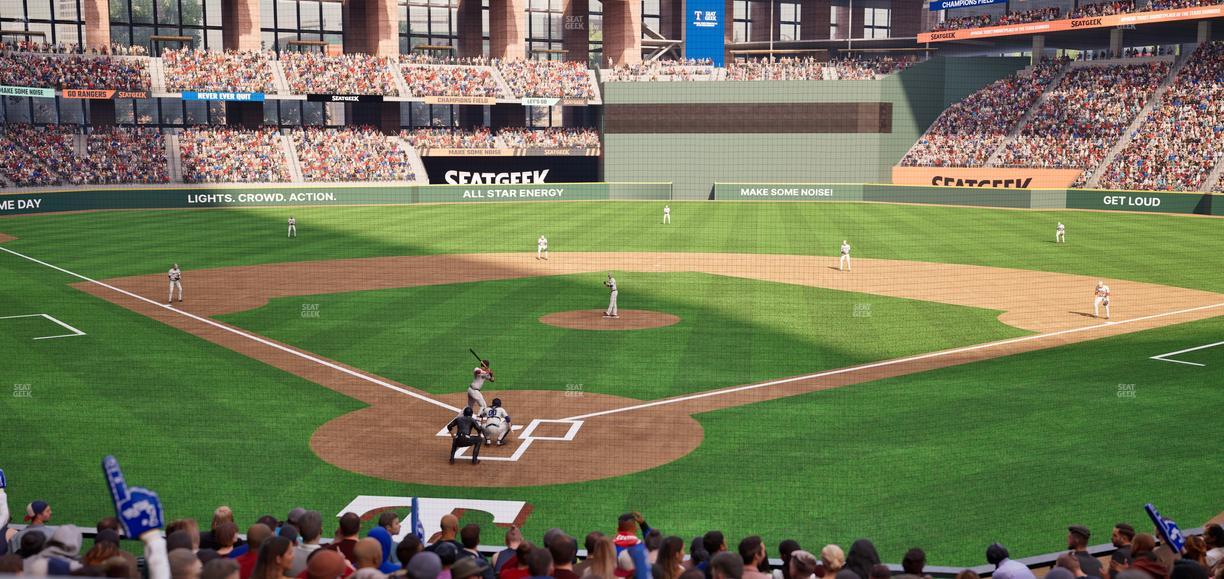 Globe Life Field - Section 14 Seat View