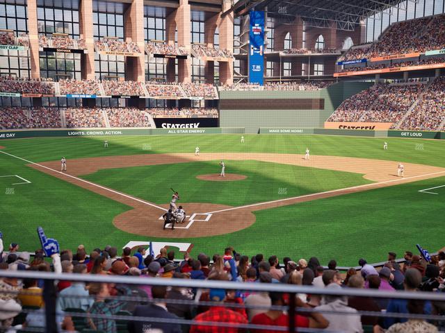 Official view from Section 14 at Globe Life Field