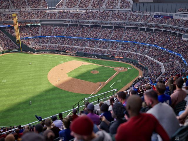 Official view from Section 301 at Globe Life Field