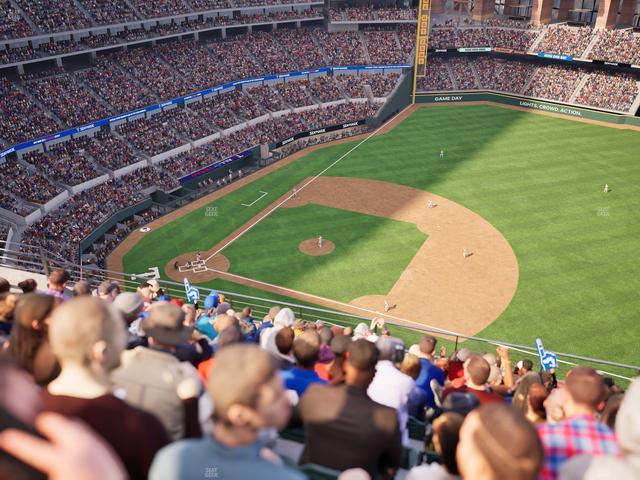 Official view from Section 318 at Globe Life Field
