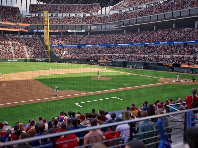 Official view from Section 7 at Globe Life Field