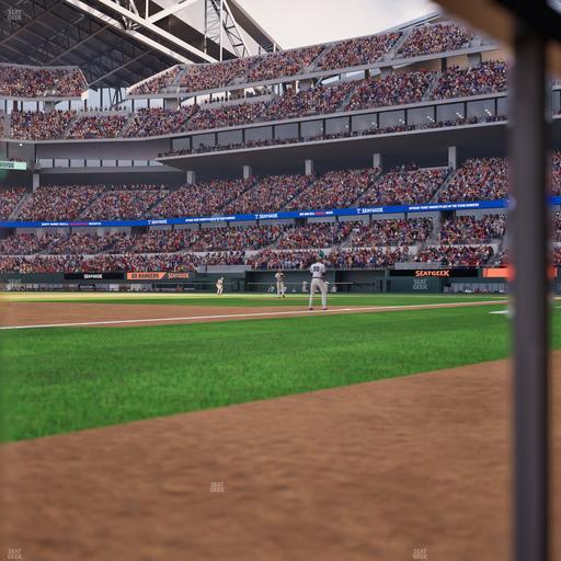 Globe Life Field - Section Dugout Club Third Base Seat View