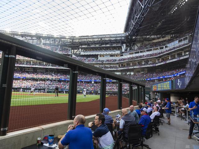Globe Life Field - Section Dugout Club Third Base Seat View