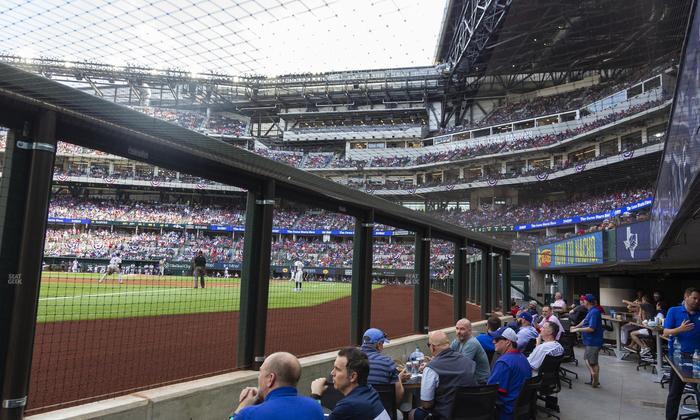 Globe Life Field - Section Dugout Club Third Base Seat View