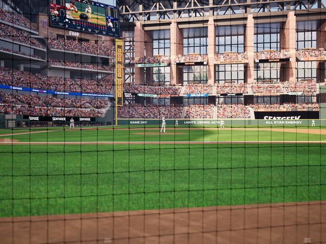 Official view from Section Home Plate Field Suite 13 at Globe Life Field