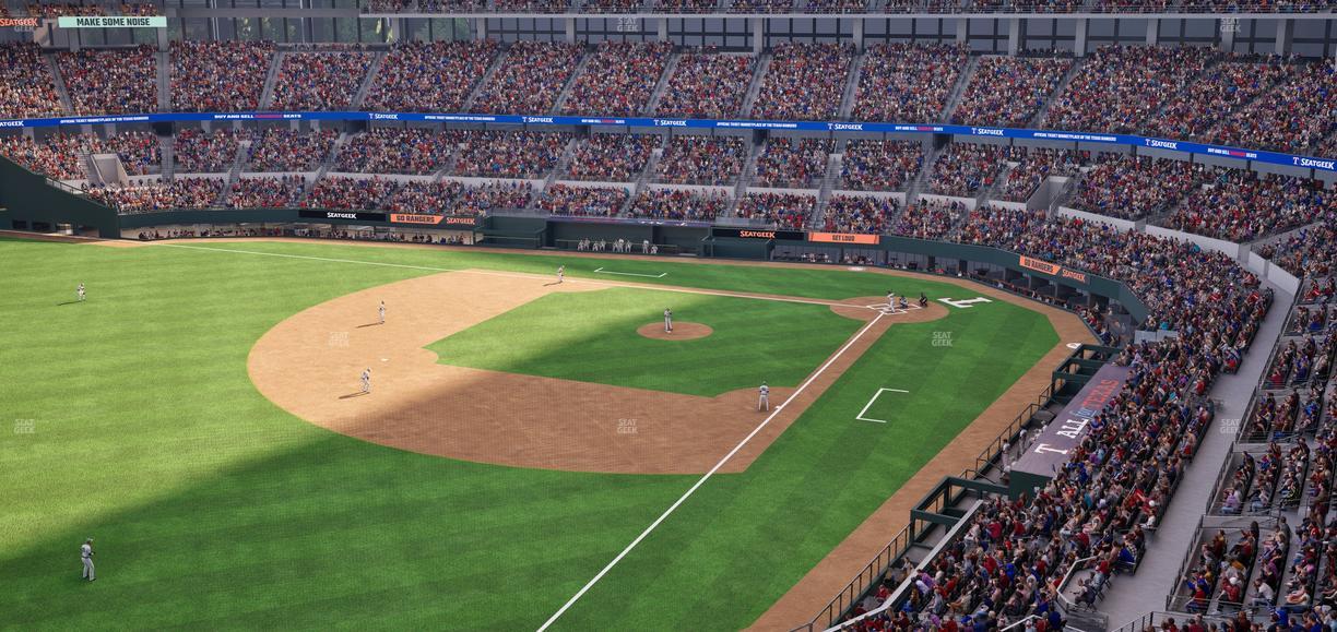 Globe Life Field - Section Sb 4 Seat View