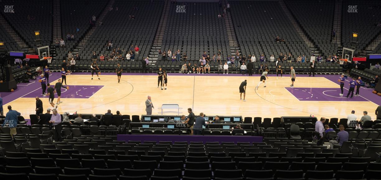 Golden 1 Center - Section 107 Seat View