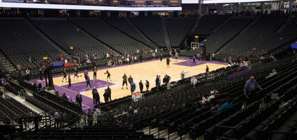 Golden 1 Center - Section 110 Seat View