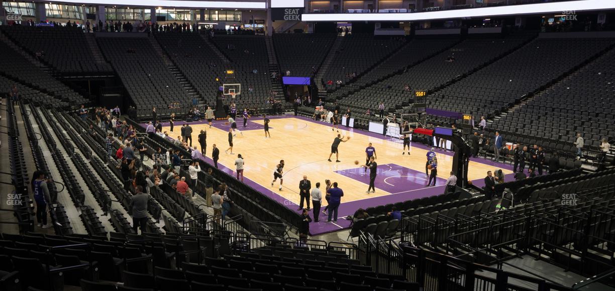 Golden 1 Center - Section 116 Seat View