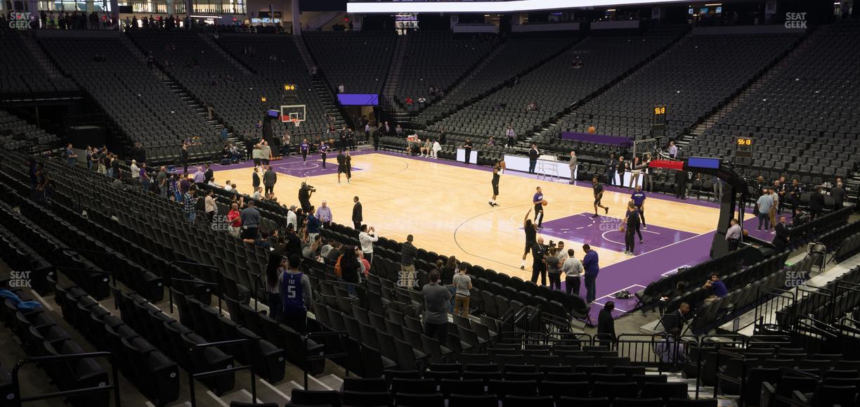 Golden 1 Center - Section 117 Seat View