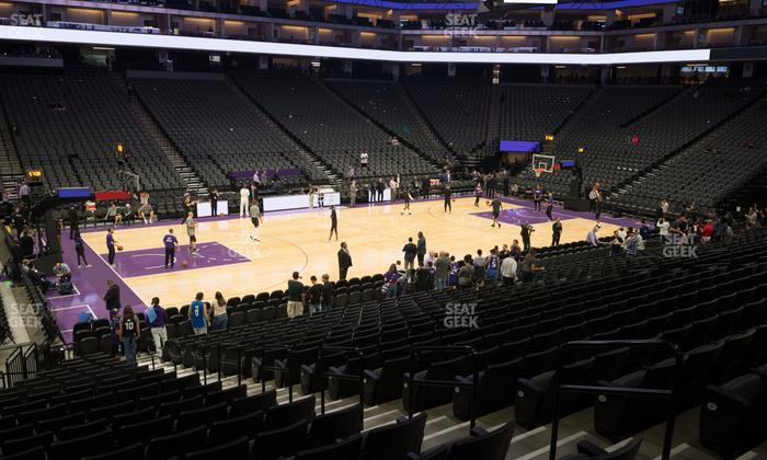 Golden 1 Center - Section 122 Seat View
