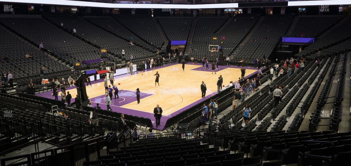 Golden 1 Center - Section 124 Seat View