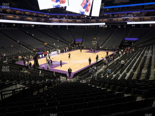 Golden 1 Center - Section 124 Seat View