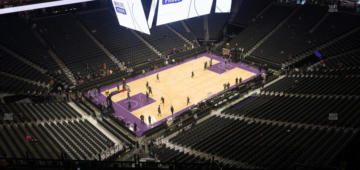 Golden 1 Center - Section 208 Seat View