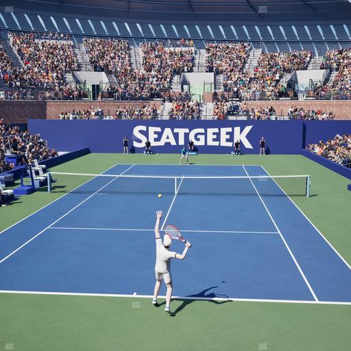 Grandstand at the Billie Jean King Tennis Center - Section 1 Seat View