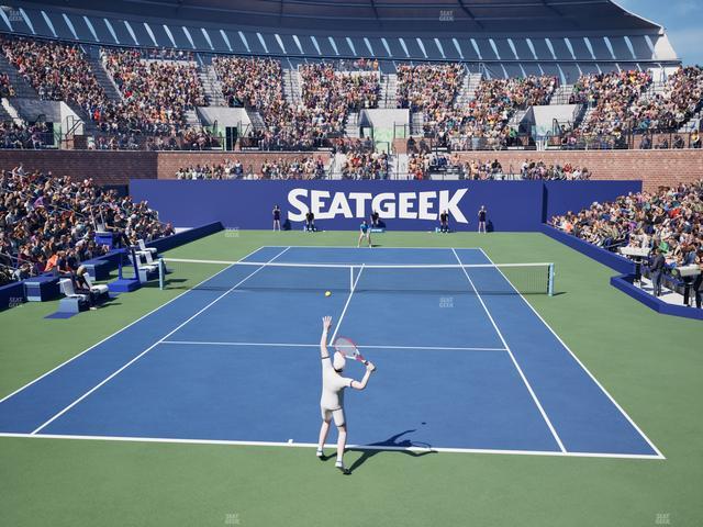 Grandstand at the Billie Jean King Tennis Center - Section 1 Seat View Grandstand at the Billie Jean King Tennis Center - Section 1 Seat View