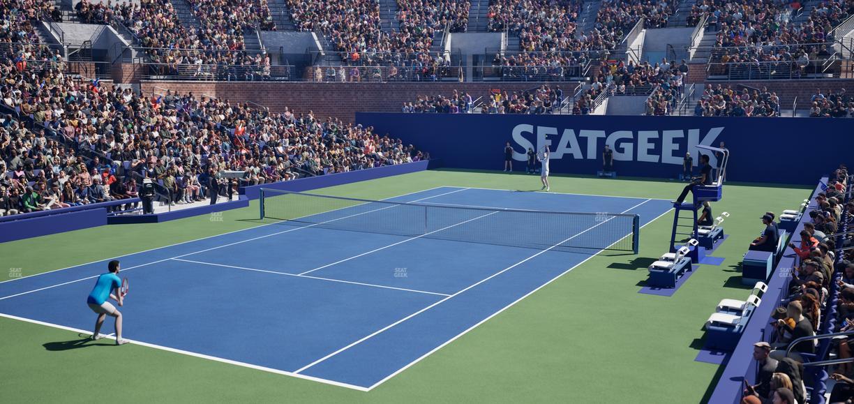 Grandstand at the Billie Jean King Tennis Center - Section 10 Seat View