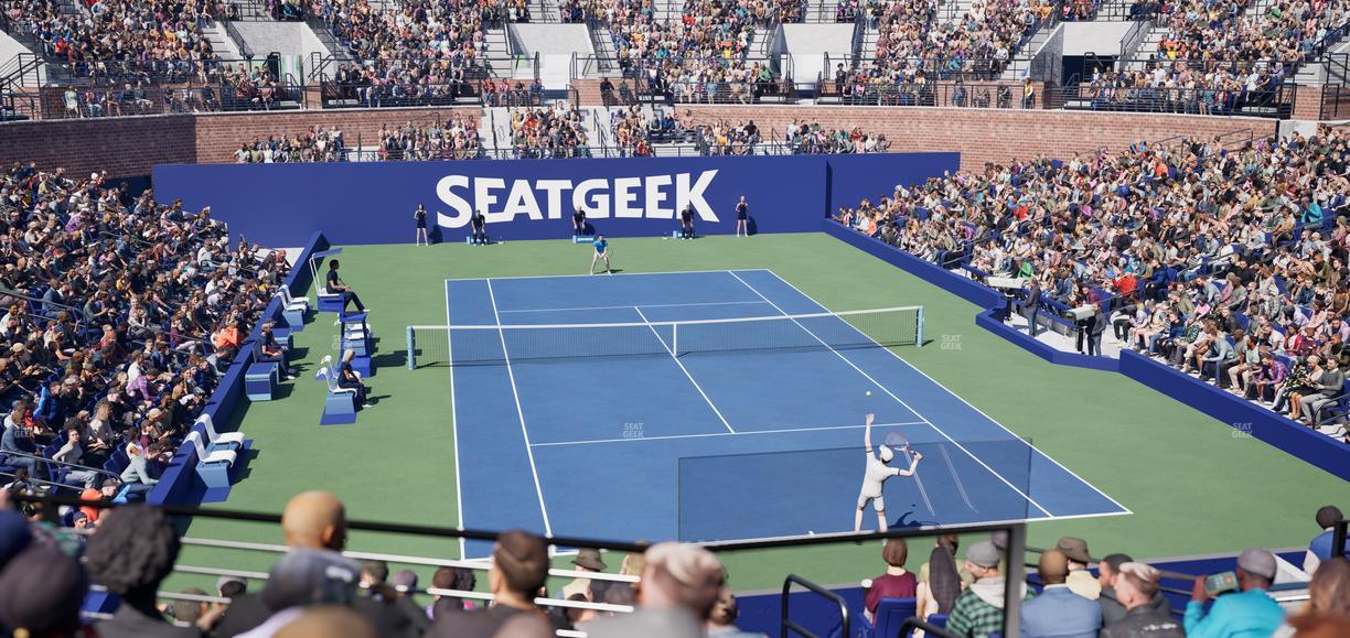 Grandstand at the Billie Jean King Tennis Center - Section 102 Seat View