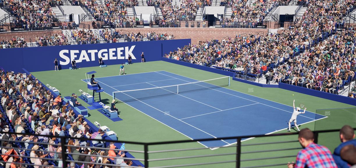 Grandstand at the Billie Jean King Tennis Center - Section 103 Seat View