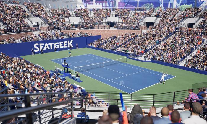 Grandstand at the Billie Jean King Tennis Center - Section 104 Seat View