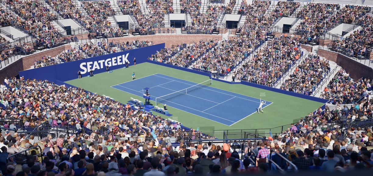 Grandstand at the Billie Jean King Tennis Center - Section 105 A Seat View