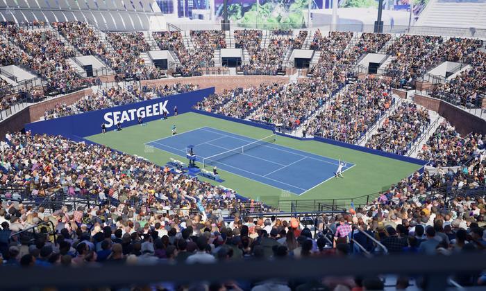 Grandstand at the Billie Jean King Tennis Center - Section 105 A Seat View