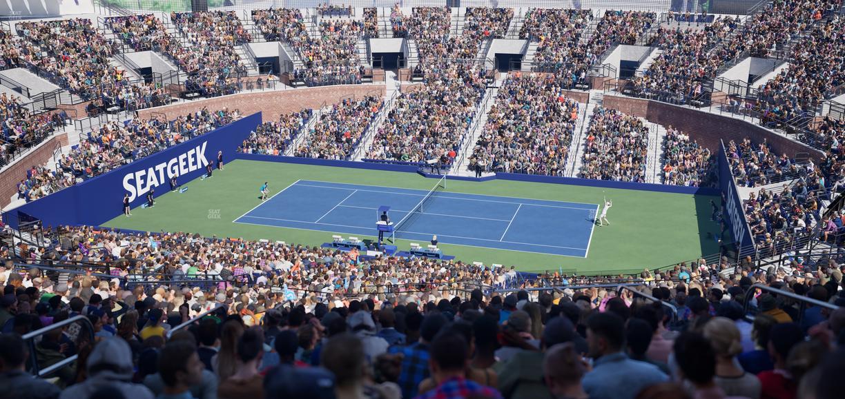 Grandstand at the Billie Jean King Tennis Center - Section 107 Seat View